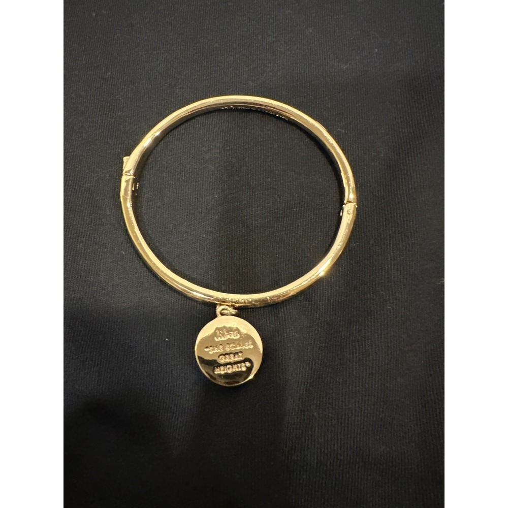 Kate Spade Bracelet Clasp Bangle Pink Libra Horoscope Sign Crystal Sparkle - Picture 8 of 16